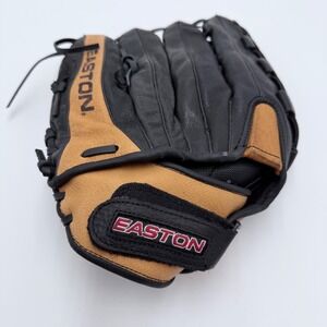 Easton Redline RLX1400B 14 Inch Baseball Softball Glove RHT Black Tan Leather